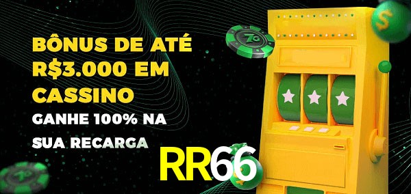 RR66 melhor bônus de depósito