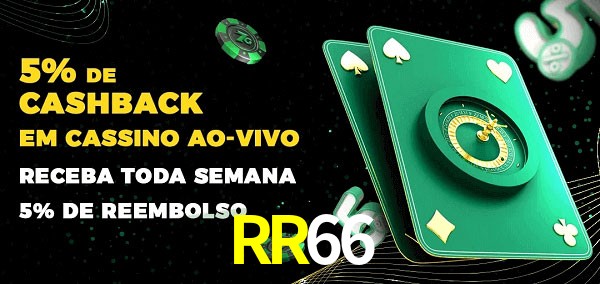 Promoções do cassino ao Vivo RR66